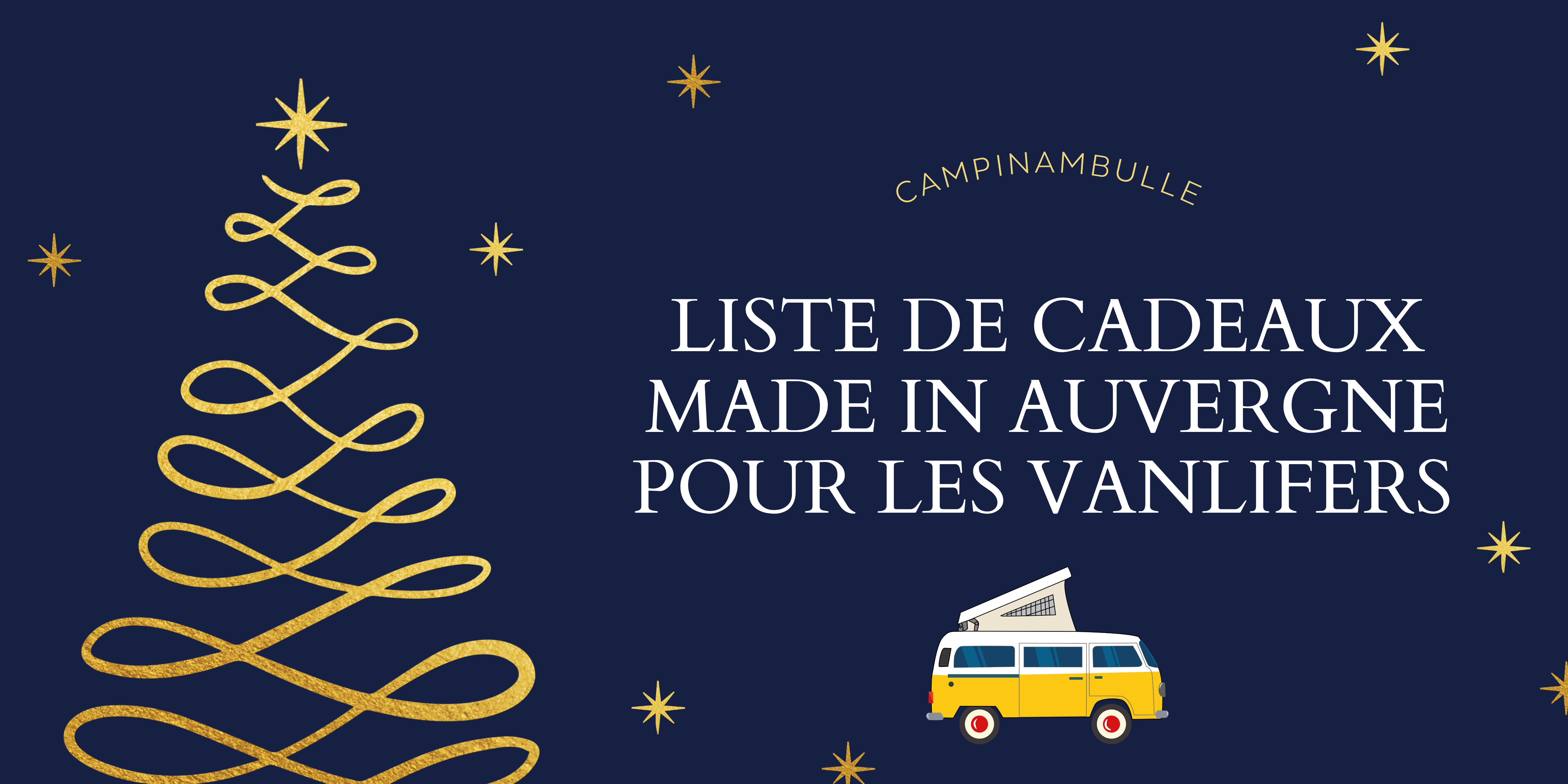 Carte cadeaux de Noël Campinambulle pour vanlife