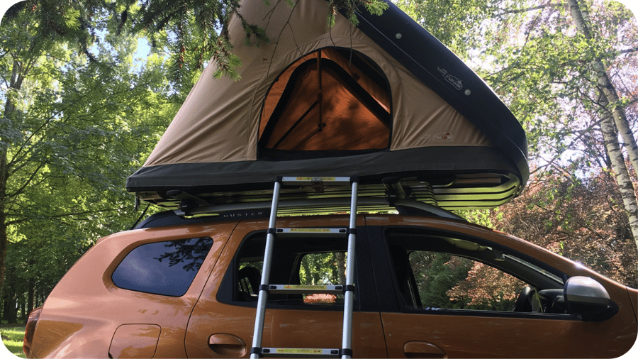 Dacia duster avec tente de toit